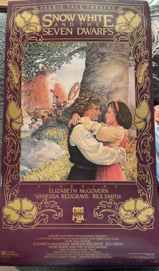 Snow White And The Seven Dwarfs 1984 - Faerie Tale Theatre Poster Fairy Theater