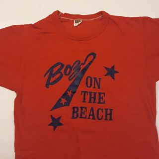 Vintage 1970s Boz On The Beach Daytona Beach Florida Event T Shirt Medium