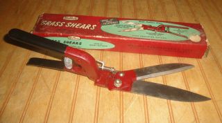 Vintage Wallace Model 4000 Hand Grass Clippers Shears Lawn Tool