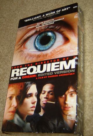 Requiem For A Dream Vhs,  And,  With Ellen Burstyn And Jared Leto