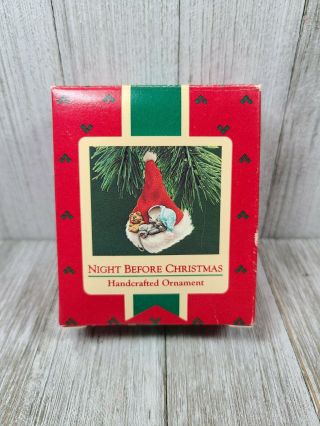 Vintage 1987 Hallmark Christmas Ornament Night Before Christmas Little Mouse