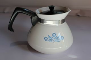 Corningware Blue Cornflower Teapot 6 Cup Corning Ware Stove Top 6 Cup Tea Kettle