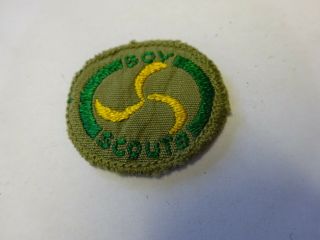 Boy Scouts Khaki Proficiency Badge Missioner - Vintage Sew On