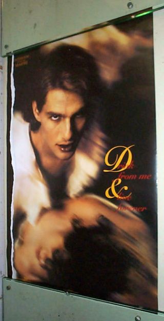 Interview With The Vampire Movie Tom Cruise Vintage 1994 Poster Last One