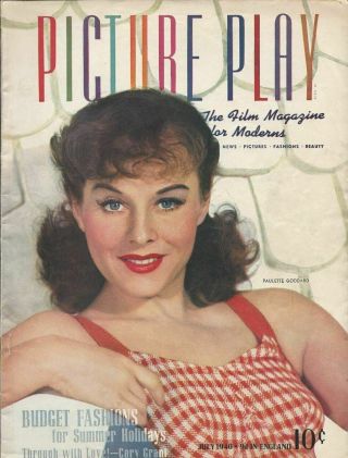 Paulette Goddard - Picture Play - July 1940