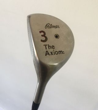 Vintage Arnold Palmer Lh 3 Wood The Axiom Lefty Left Handed Southpaw Golf Club