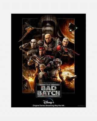 Star Wars: The Bad Batch Payoff One Sheet 27 " W X 40 " H Movie Poster