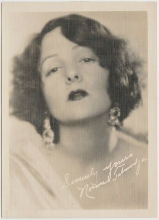 Norma Talmadge Vintage 1920s Era 5x7 Fan Photo - Film Star