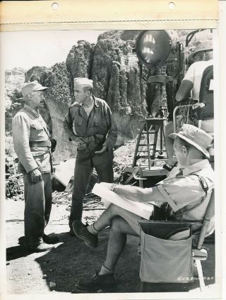 James Stewart & Camera Crew Orig.  Candid Arizona The Mountain Road Key Set Photo