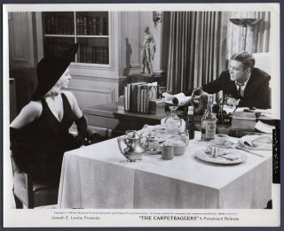 George Peppard & Martha Hyer The Carpetbaggers Vintage Orig Photo Busty Actress