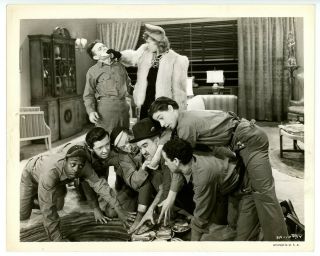 Leo Gorcey,  Huntz Hall,  Ann Doran Movie Photo 1942 Mr Wise Guy