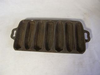 Vintage Bsr Cast Iron Corn Stick Pan Cornbread Muffin Molds - No.  7c D Cleaned