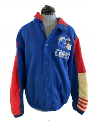 York Giants Nfl Apex One Bomber Jacket Vintage Starter 1990’s