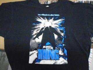 Rare The Thing Shirt Xl John Carpenter Horror Sci Fi Film Kurt Russell 1982