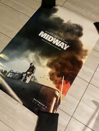 MIDWAY MOVIE POSTER 2 Sided Advance 27x40 ED SKREIN MANDY MOORE 2