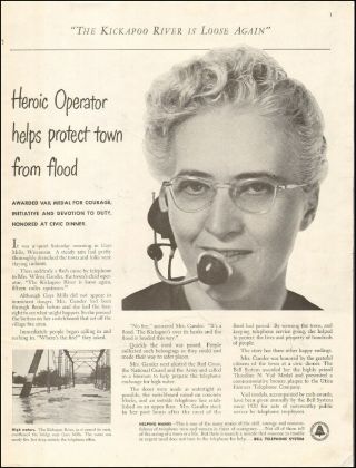 1952 Vintage Ad For Bell Telephone System`the Kickapoo River Photo (073116)