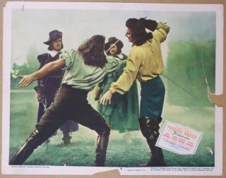 Forever Amber 1947 Lobby Card/poster Swordfight Richard Greene Cornel Wilde