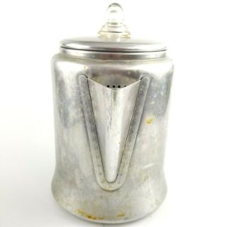 Vintage Kitchen Pride by Mirro Aluminum 7 - Cup Stovetop Camping Pot Percolator 2