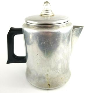Vintage Kitchen Pride by Mirro Aluminum 7 - Cup Stovetop Camping Pot Percolator 3