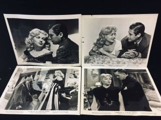 1944 Four Lana Turner In Mgm " Marriage Is A Private Affair " 8x10 Photos