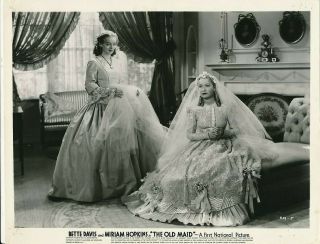 Bette Davis Miriam Hopkins Vintage 1939 The Old Maid Warner Bros.  Photo