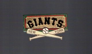 Vintage York Giants Logo,  Mlb Baseball Pin