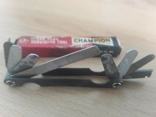 Rare Vintage Champion Spark Plug Gap Servicing Tool Part No M5.  [