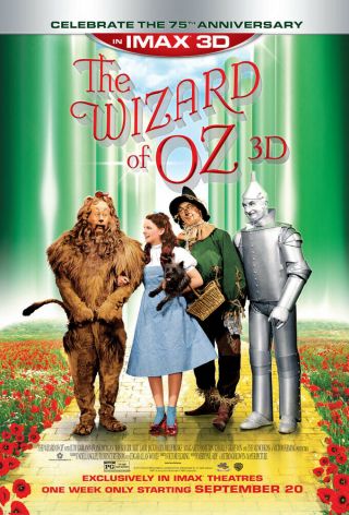 Wizard Of Oz Movie Poster Ds 75th Ann.  Re - Release 27x40 Judy Garland