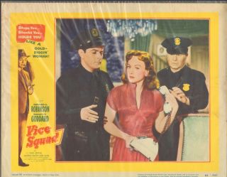1953 Movie Lobby Card 1 - 0404 - Vice Squad - Paulette Goddard
