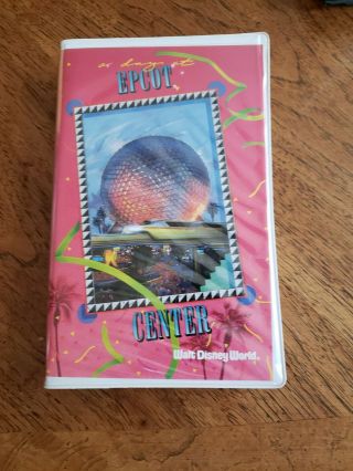 Vintage A Day At Epcot Center Walt Disney World Promo Video (vhs 1991 Clamshell)