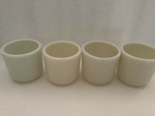 4 Vintage Corning Made In USA Custard Cups/baking Cups/Fruit Bowls? 3