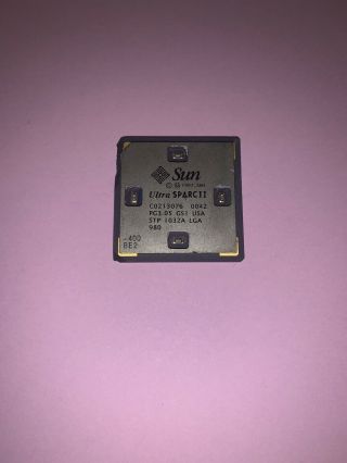 Vintage Sun Ultrasparc Ii Cpu Processor 400 Mhz 8mb 100mhz - Stp 1032a Lga 980