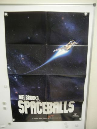 Spaceballs (1987) Mel Brooks Advance Studio Poster 27x40