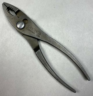 Vintage Cee Tee Co.  Crescent 6 - 1/2 " Slip Joint Pliers Made In Usa Tool