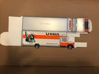 Vintage Uhaul Truck Coin Bank York Statue Of Liberty Paper Advertising