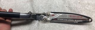 Vintage Usa Craftsman Stainless Garden Shears Grass Clippers