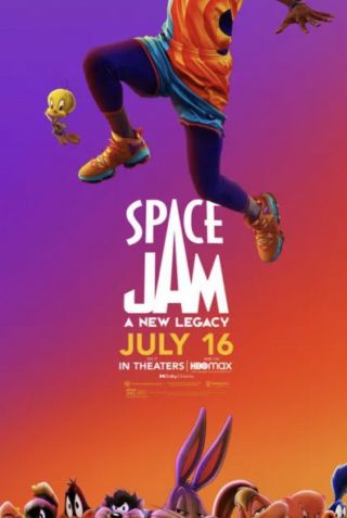 Space Jam A Legacy 27x40 D/s Movie Theatre Poster - Authentic