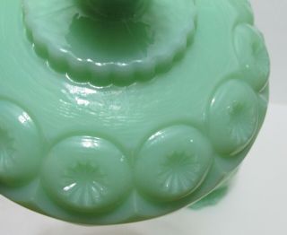 Moon and Star Stars Round Low Footed Jade Candy Butter Dish NR 3