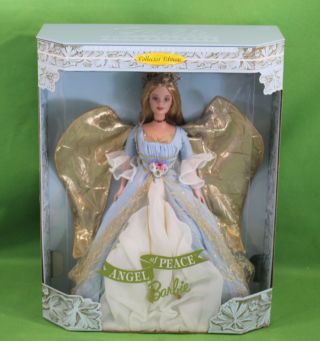 Vintage Barbie Doll Angel Of Peace Barbie Collectors Edition In The Box