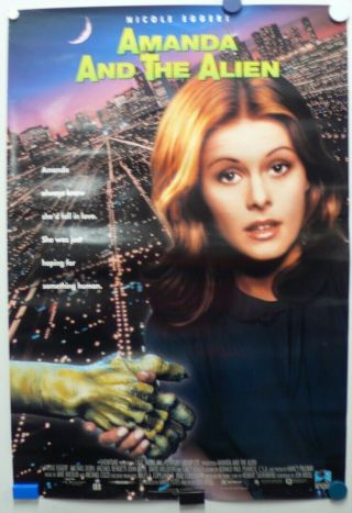 Amanda And The Alien 1995 Nicole Eggert,  Michael Dorn,  Stacey Keach - Poster