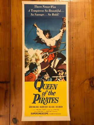 Queen Of The Pirates Insert 1961 Gianna Maria Canale,  Massimo Serato
