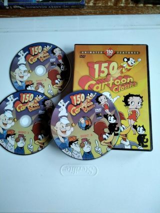150 Cartoon Classics - Dvd Play Animated Vintage Shorts