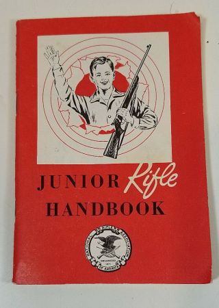 Vintage Nra 1960 Junior Rifle Handbook