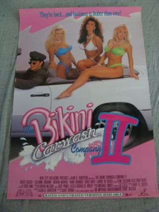 Bikini Car Wash Company 2 Movie Poster Kristi Ducati Suzanne Browne