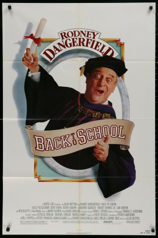 Rodney Dangerfield Back To School 1986 1 - Sheet Movie Poster 27 X 41