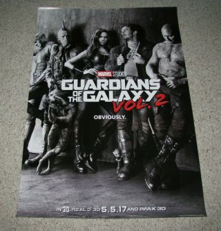 " Guardians Of The Galaxy Vol.  2 " 27x40 Movie Poster Single - Sided