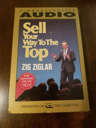 Vintage Zig Ziglar Sell Your Way To The Top 2 - Cassette Set 1994 Positive Audio