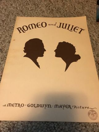 1936 Norma Shearer Leslie Howard Romeo And Juliet Movie Program Mgm
