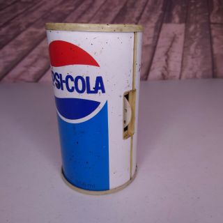 Vintage 1970 ' s Pepsi Cola Soda Can AM Transistor Radio 3