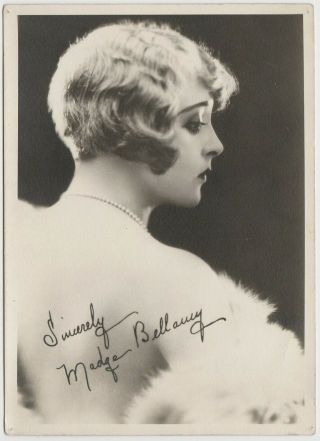 Madge Bellamy Vintage 1920s Era 5x7 Fan Photo - Film Star